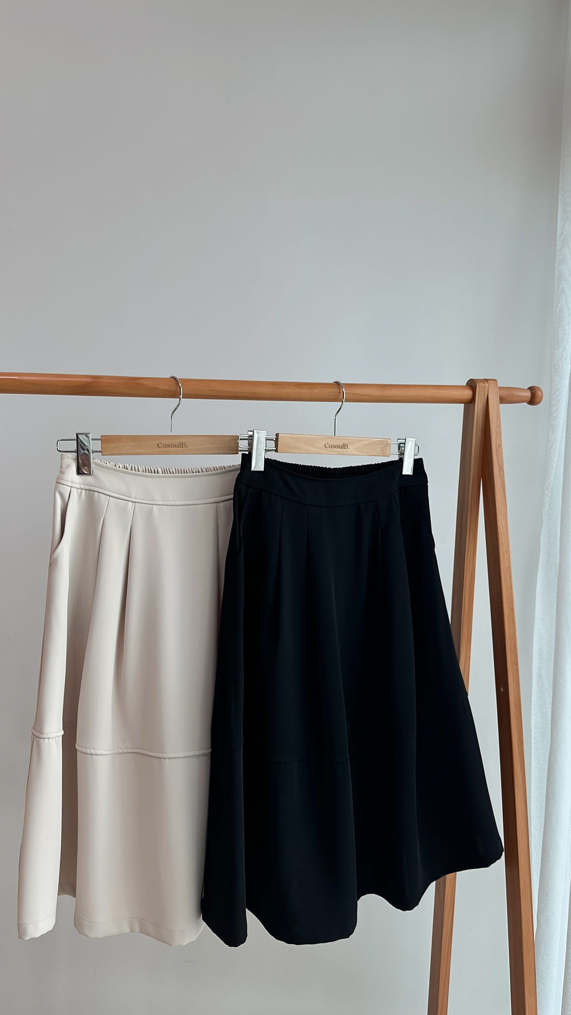 C25 French Draped Suit Skirt