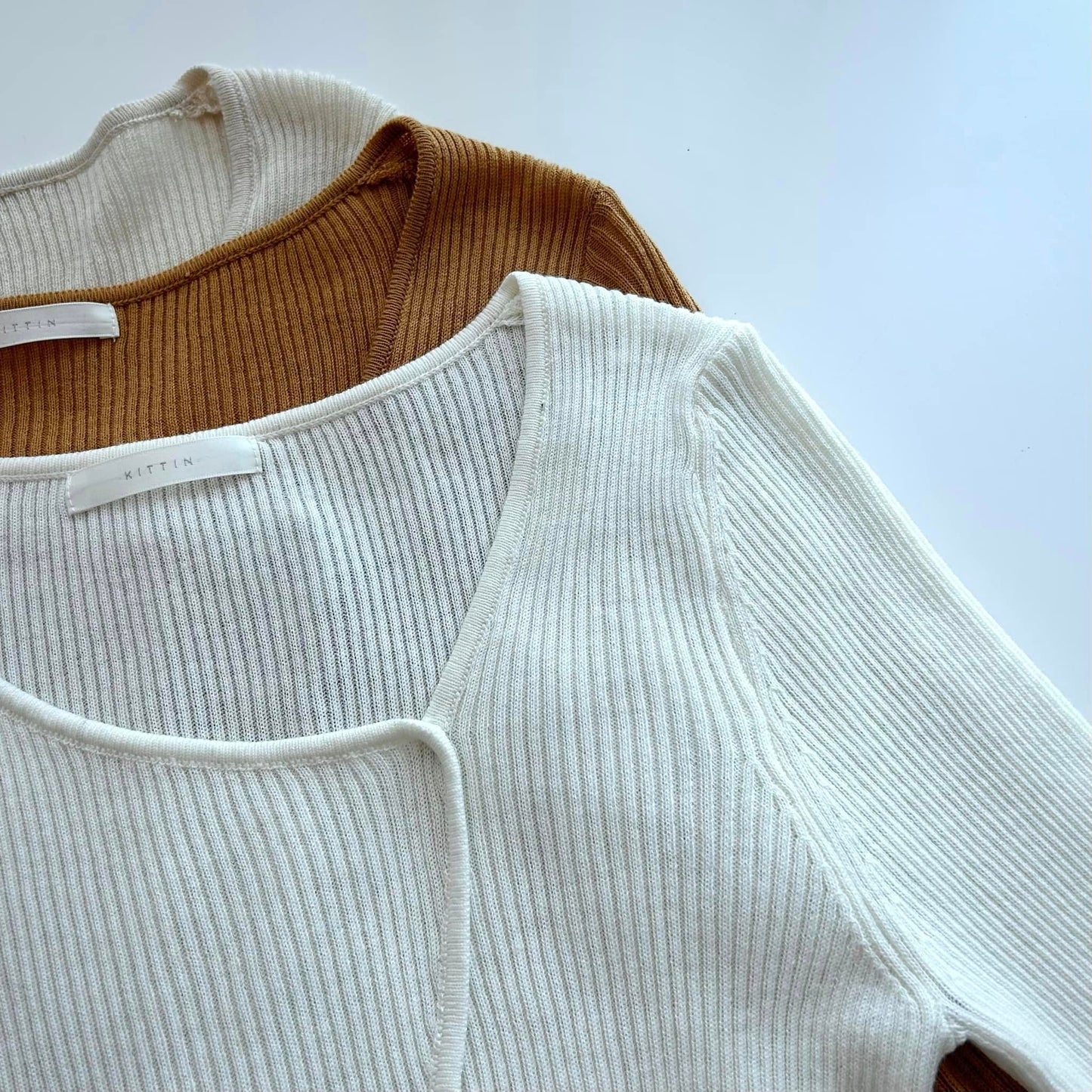 C32 Slanted Long Sleeve Knit