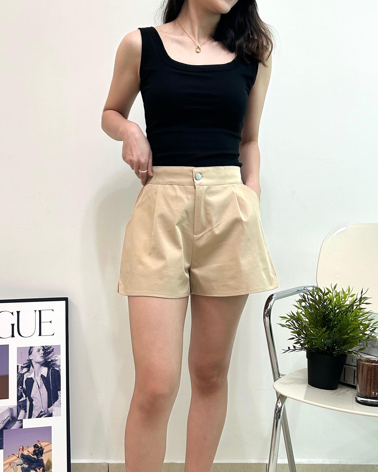 C83 High Versatile Waist Suit Culottes