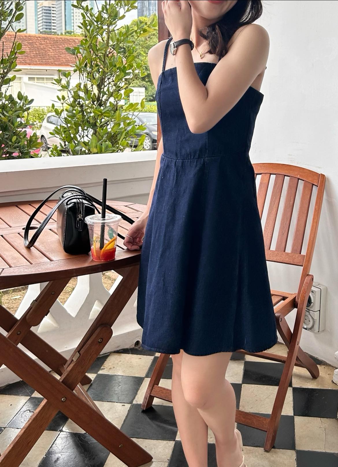 C94 Denim Slip Dress