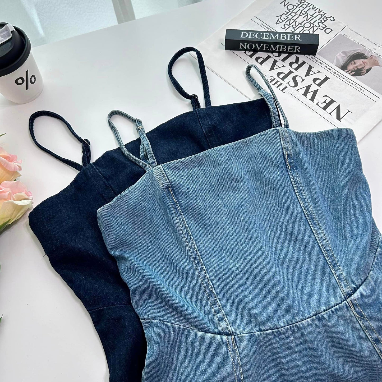 C94 Denim Slip Dress