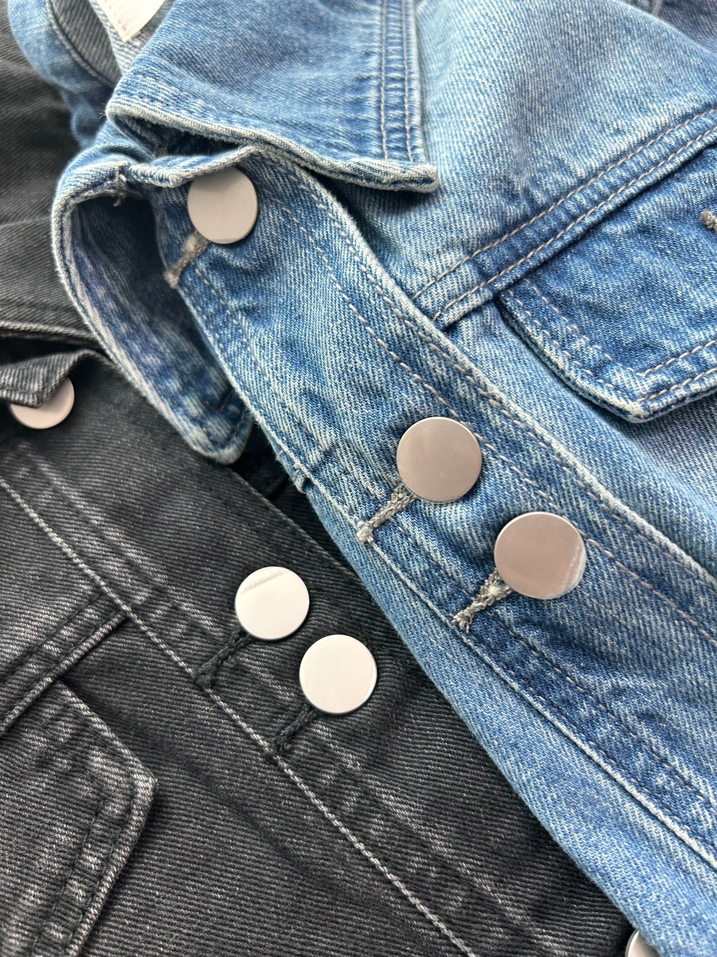 C145 Double-breasted Denim Trucker Jacket