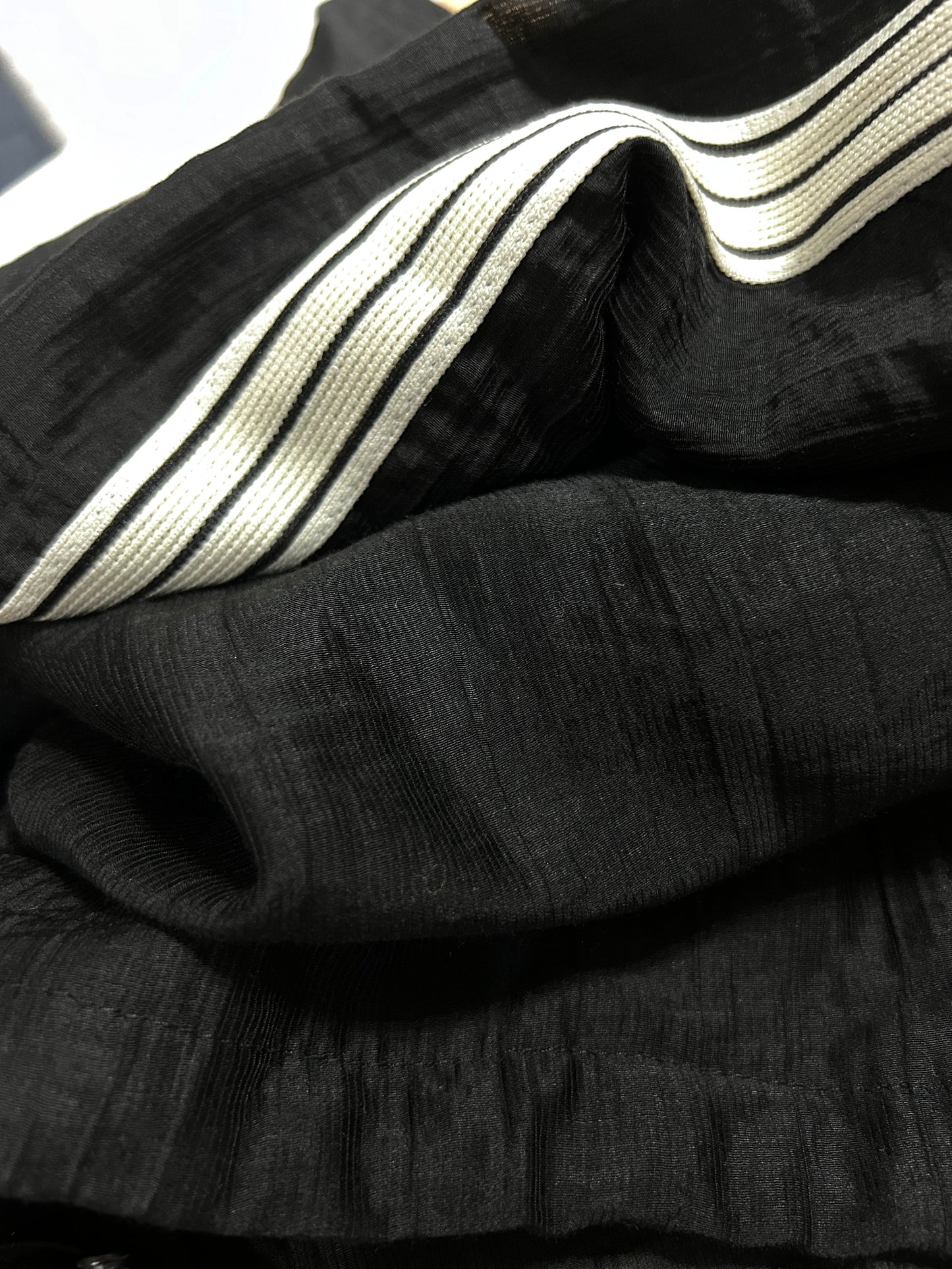 Black Striped Jacket Set